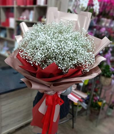 Букет цветов из: Гипсофила в Большом Камне