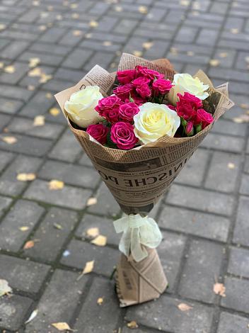 Букет цветов из: Розы в Большом Камне